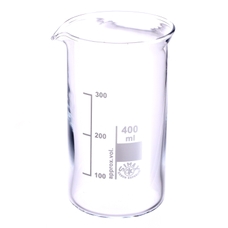 Simax® Glass Beaker, Tall Form: 400ml - Pack of 10